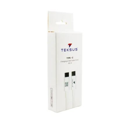 Teksus Laptop | iPhone | iPad Charging | Data Sync Cable (Type-C To Type-C)